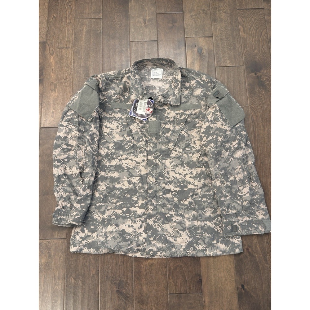 NWT Defender Jacket Mens Sz Large-X-Long Digital Camo BDU Full Zip Army Military